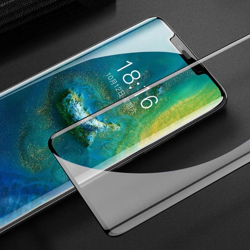 Закаленное 3d-стекло с изогнутыми краями для LG G7 ThinQ V30 V40 V50, полное покрытие, прозрачная защита экрана, Защитная пленка для V30 V40 G7 ThinQ