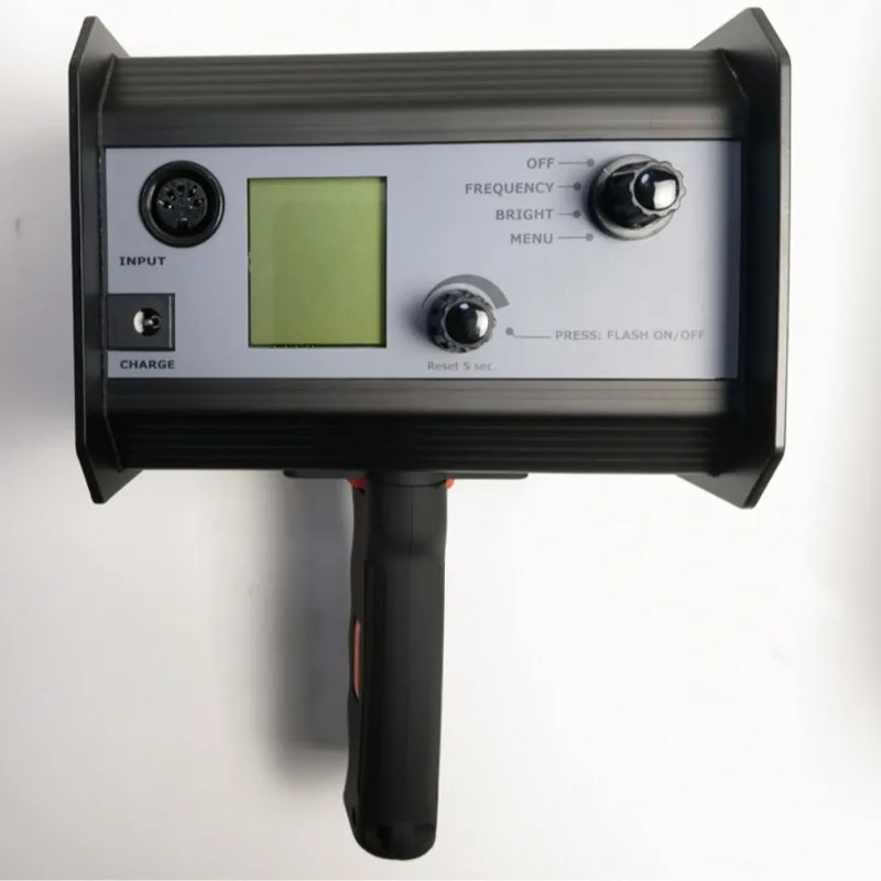 Digital Handheld Stroboscope Tachometer Frequency Flash Speed Measuring Instrument Adjustable RPM Detector Portable LED Strobe