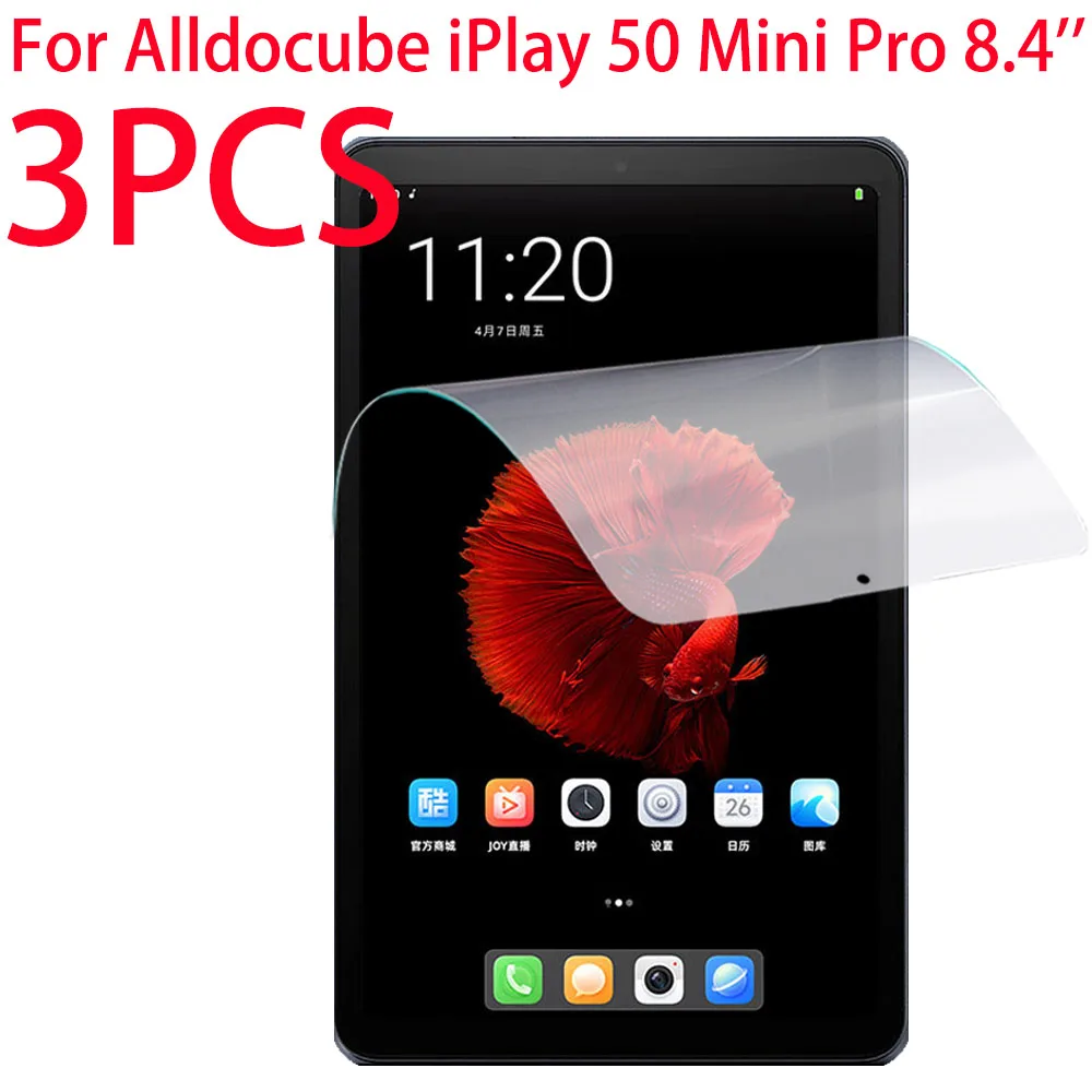 

3 Packs PET Soft Film Screen Protector For Alldocube iPlay 50 Mini Pro 8.4 inch 2023 Tablet Protective Film For iPlay50 Mini Pro