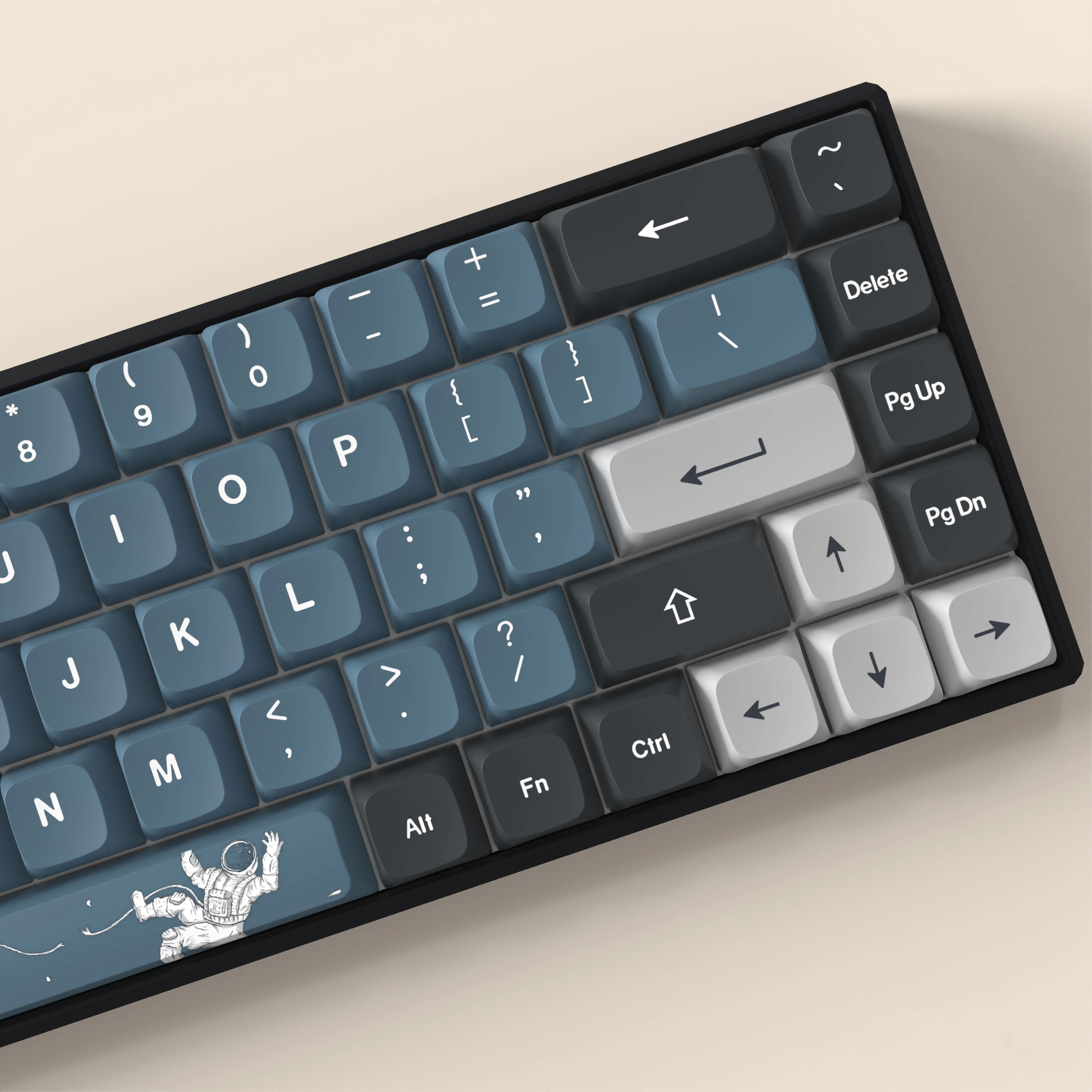 XDA Profile Apollo Themed PBT Keycap Set 83 Keys Dye Sublimation Keycaps for Cherry Gateron MX Switches Mechanical Keyboard