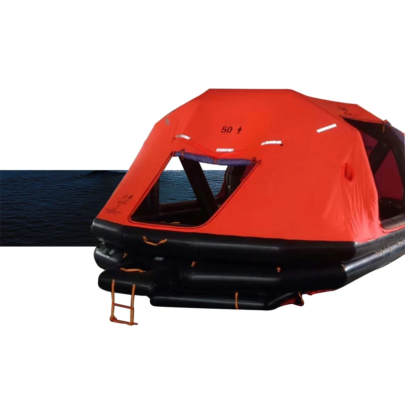 

50-Person self-inflatable life raft