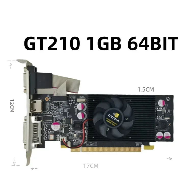 GT21 small chassis computer graphics card bright machine half high knife card independent all-in-one machine office