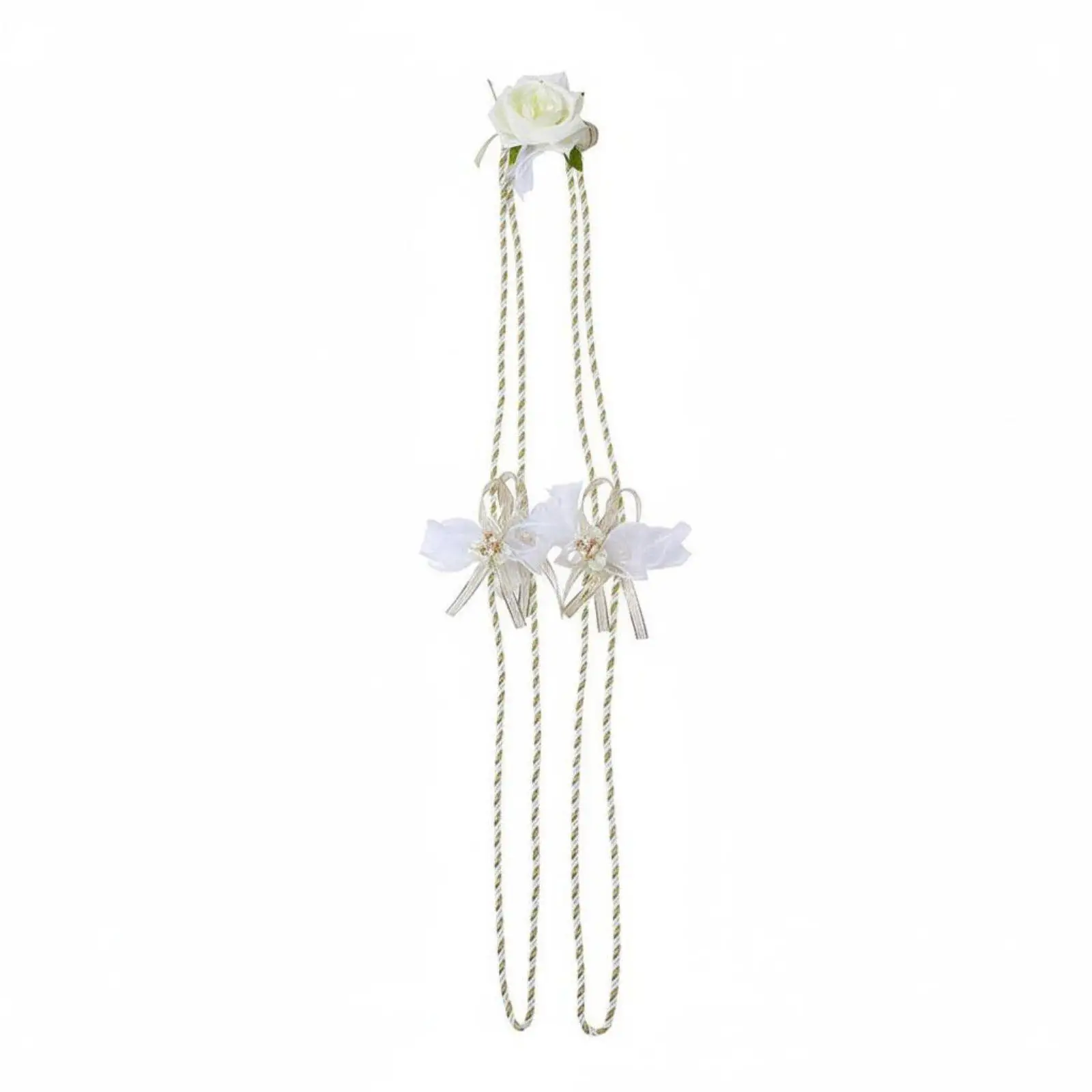 Bloom Togetherness Cord Flower Decorated Bloom Lasso Elegant Design Bridal