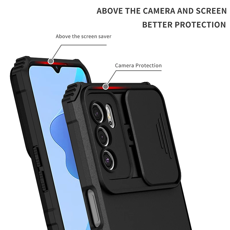 Shockproof Case for Realme 7 5G 7i 7 8 Pro KickStand Phone Back Cover for Realme GT Neo V13 C20 C25S C15 X7 6i 6 Pro V5 X2