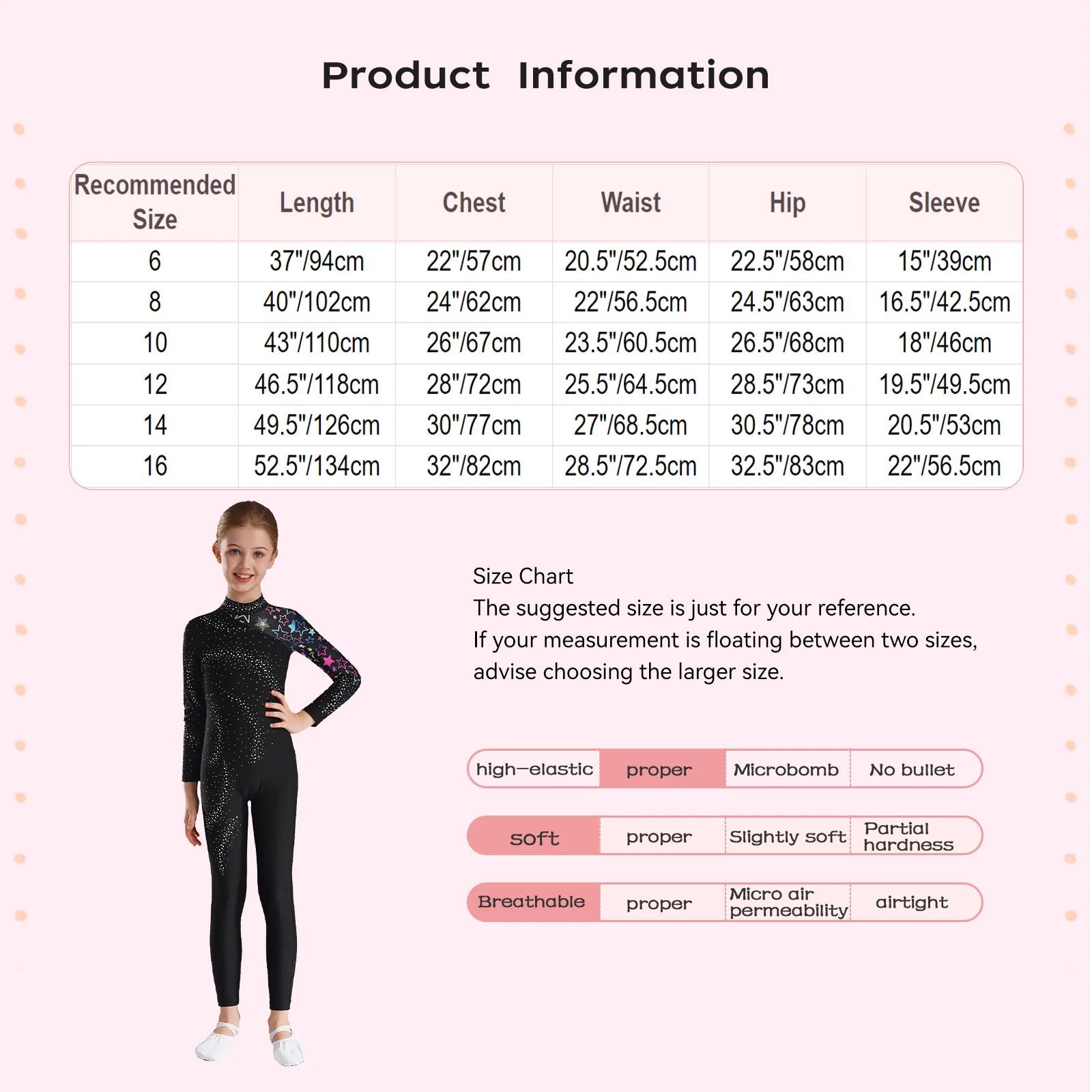 Teens Girls Ballet Dance Unitard Long Sleeve Rhinestone Gymnastics Jersey Leotard Jumpsuits Acrobatics Stage Performance Costume