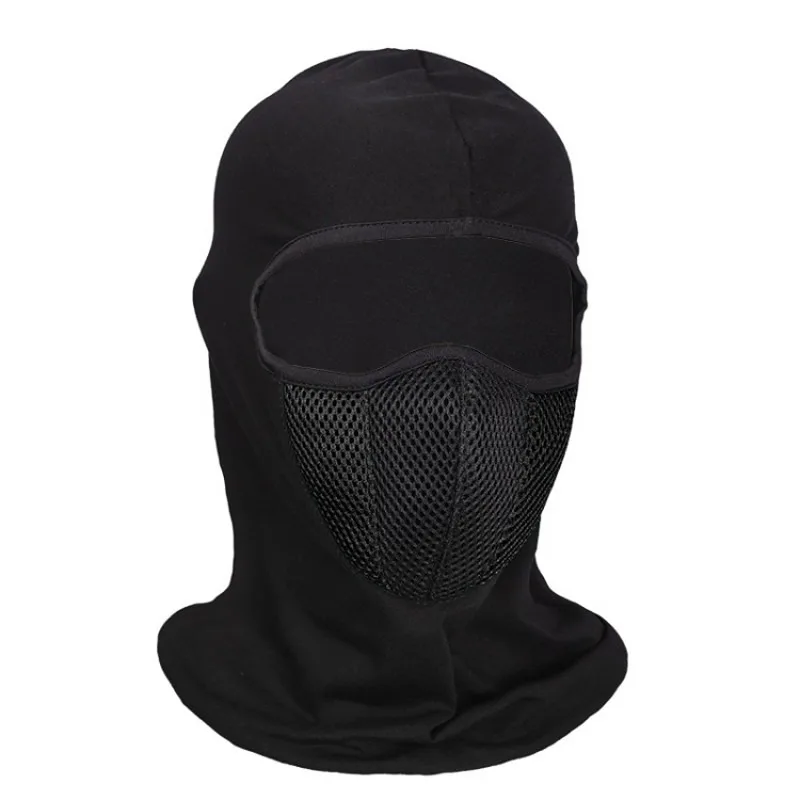 Breathable Full Face Mask Motorcycle Balaclava Riding Windproof Dustproof Cap Outdoor Sport Face Cover Men Headgear