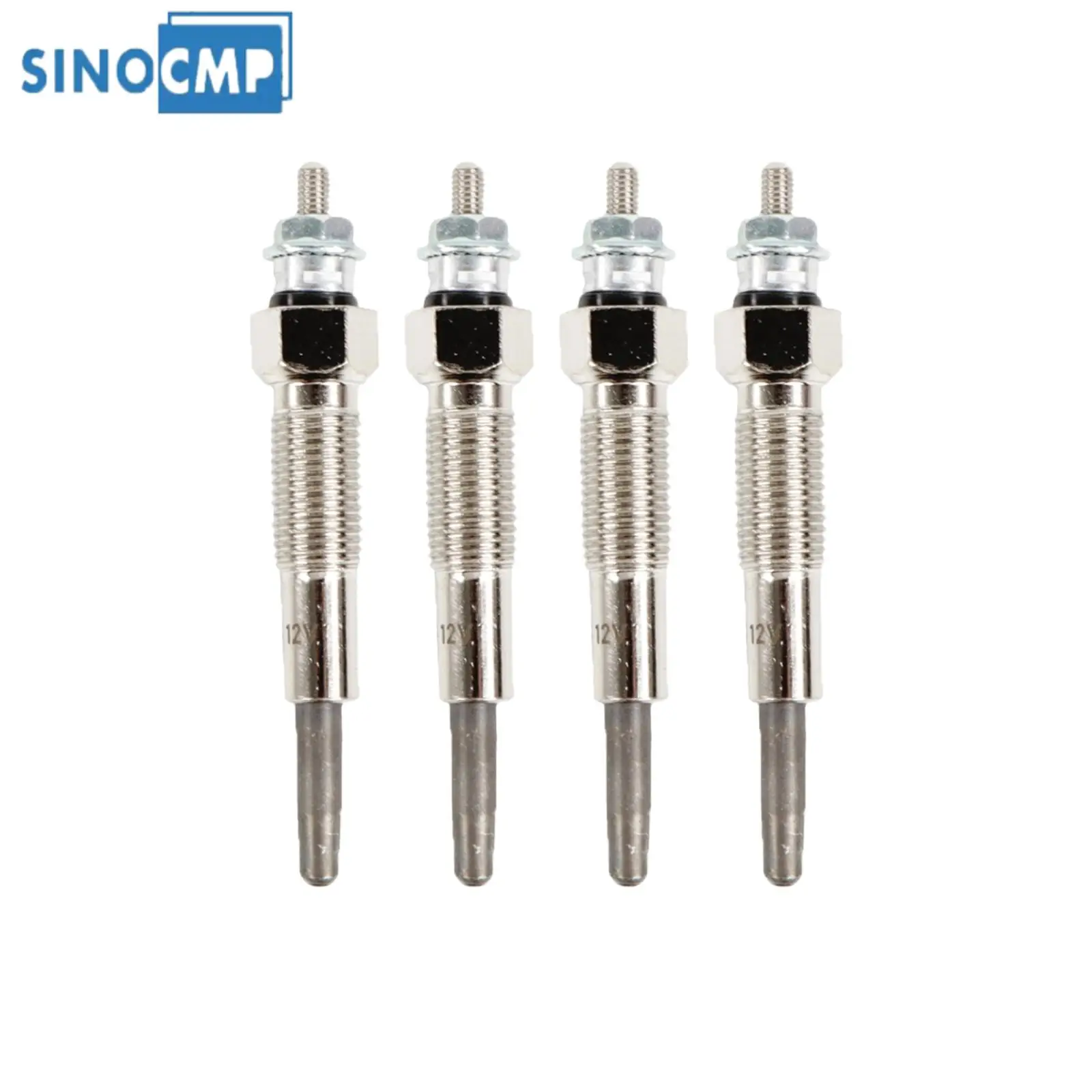 

4 шт., 12 В, свечи накаливания 172-4585 для CAT C1.1 C1.5 C2.2 3003 3013 3013C 3014 3024, аксессуары для двигателя экскаватора, замена детали