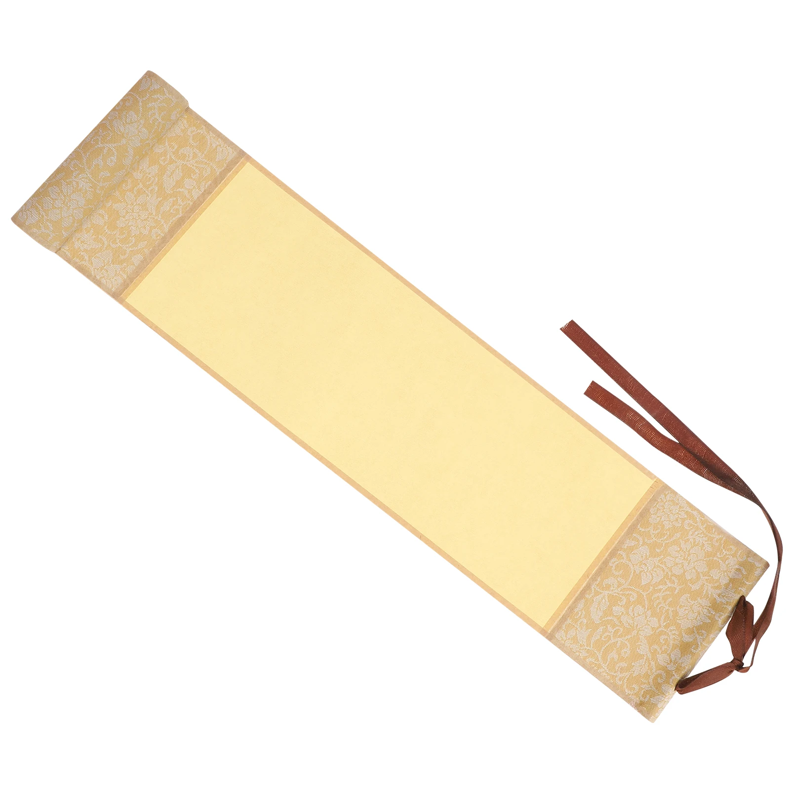 

Retro Hanging Painting Drawing and Writing Scroll Blank Cloth for Vintage Japanese Calligraphy Beige Chinese