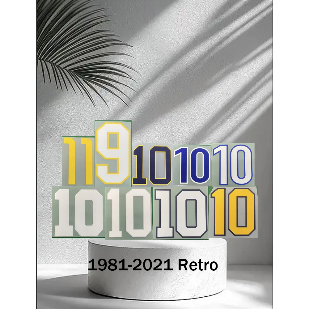 1981-2021 Boca2J. Retro Nameset Printing Club 1996 2000 2003 RIQUEL10ME Custom Football Name Set Patch top AAAA quality Retro