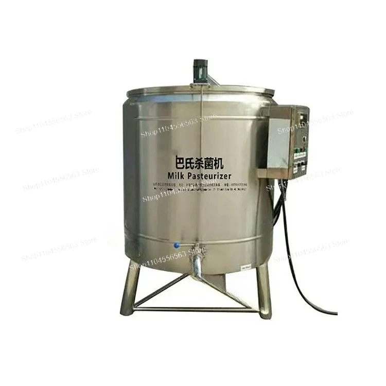 Máquina de pasteurización de jugo, sistema de enfriamiento de pasteurización de leche, yogur lácteo a pequeña escala, 50L, 100L, 200L