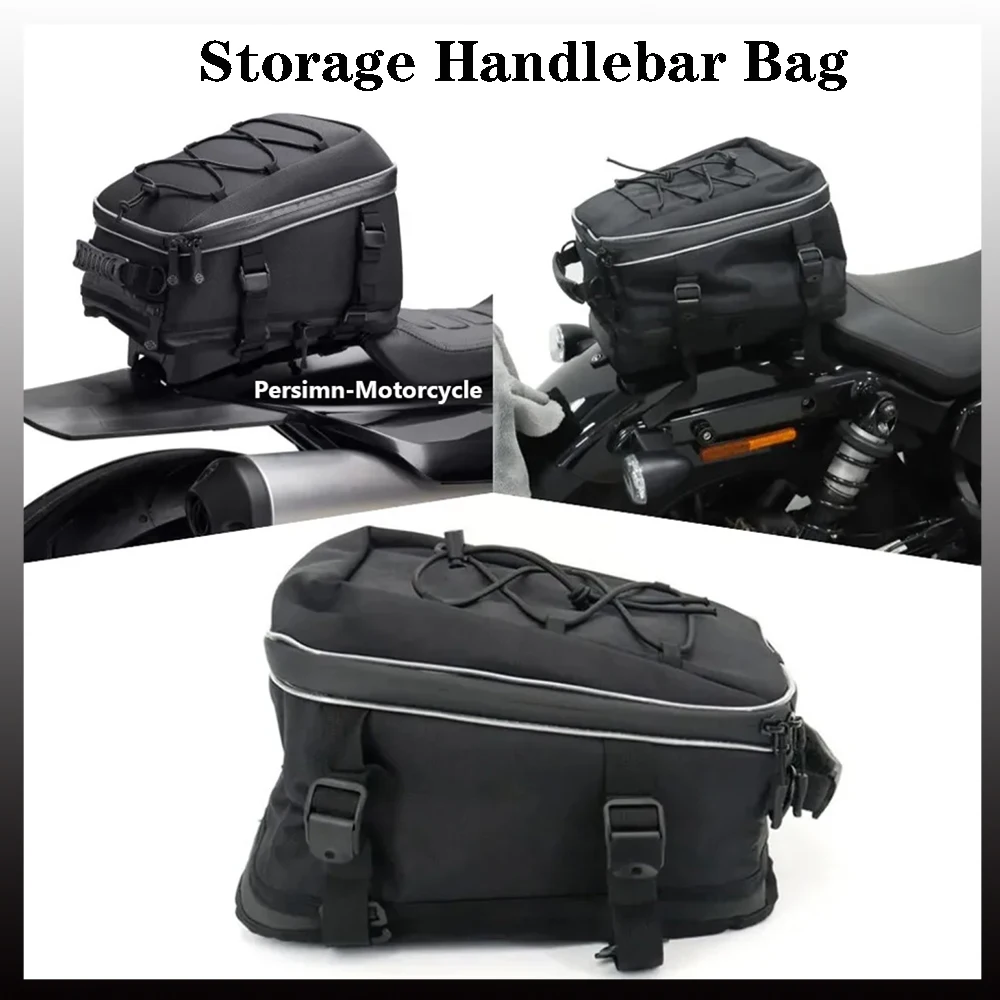 

FOR SPORTSTER S 1250 2021-2023 NIGHTSTER 975 2022-2023 Motorcycle Nylon Travel Bag New Waterproof Tail Bags Back Seat Bags Kit