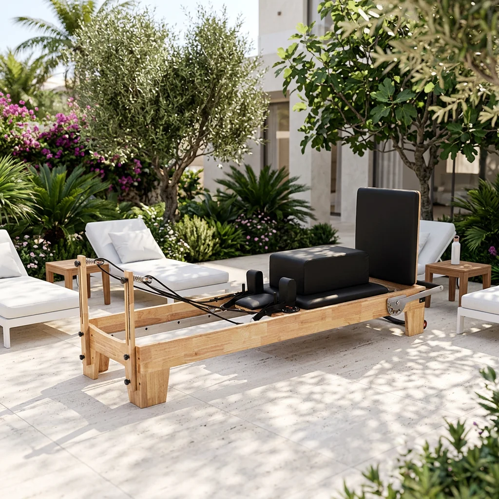 

Opt for the Oak Pilates Core Bed Stable and Durable Suitable for Both Home Yoga and Fitness Shaping
