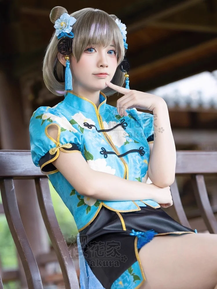 أزياء COS-HoHo Lovelive Liella Shibuya Kanon/Tang KeKe/Arashi Chisato/Hazuki Ren/Heanna Sumire أزياء شيونغسام التأثيرية الجميلة #2