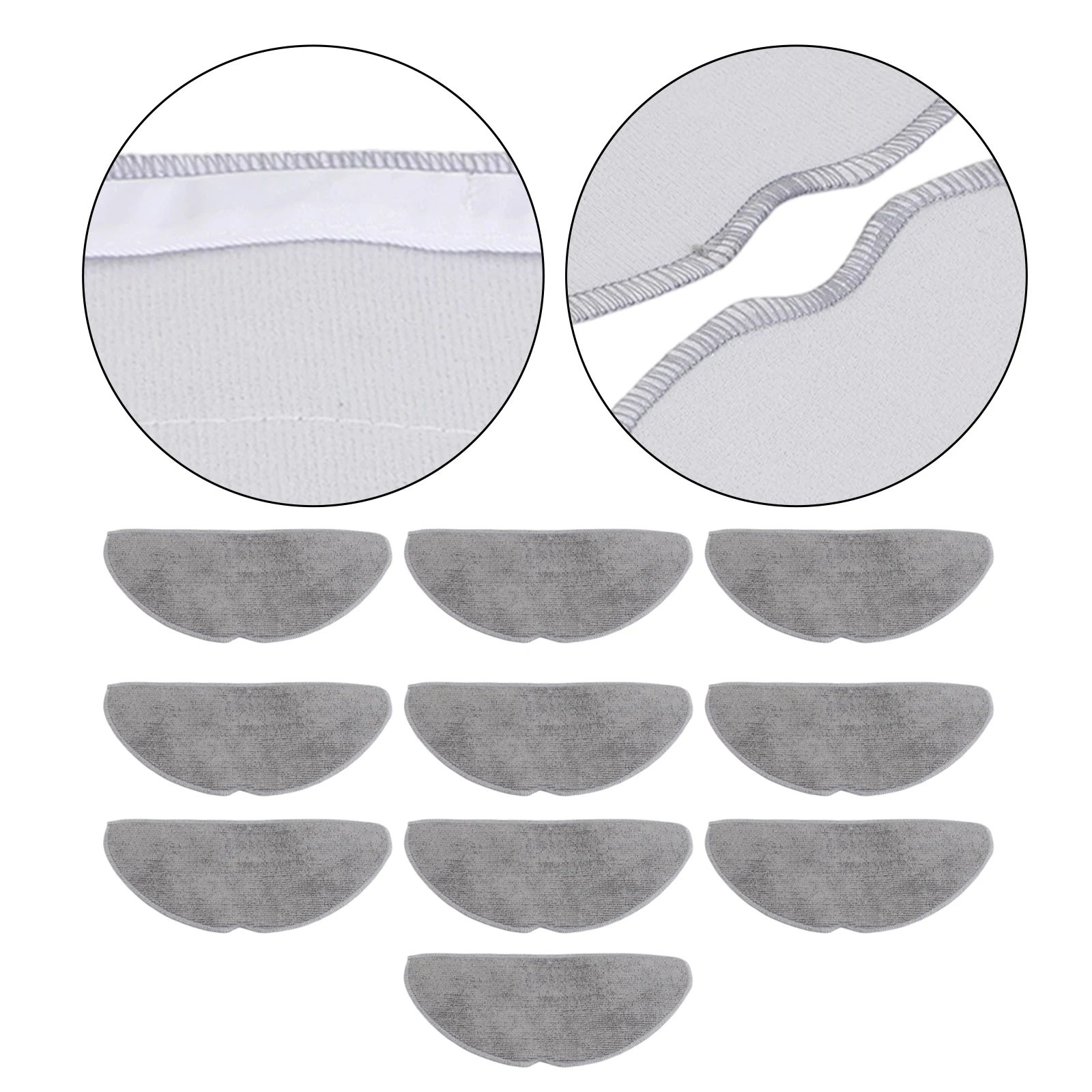 For ILIFE A30 Pro Self Emptying Robot Vacuum Cleaner Mop Cloth Refills Microfiber Floor Cleaning Pads 4 or 10 Units