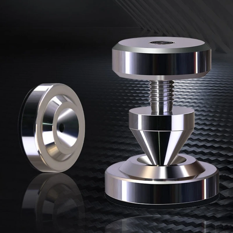 High Performances Resonance Reduction Feet Stainless Steel Nonslip Shock Proof Pad Shock-absorbing Foot Spikes