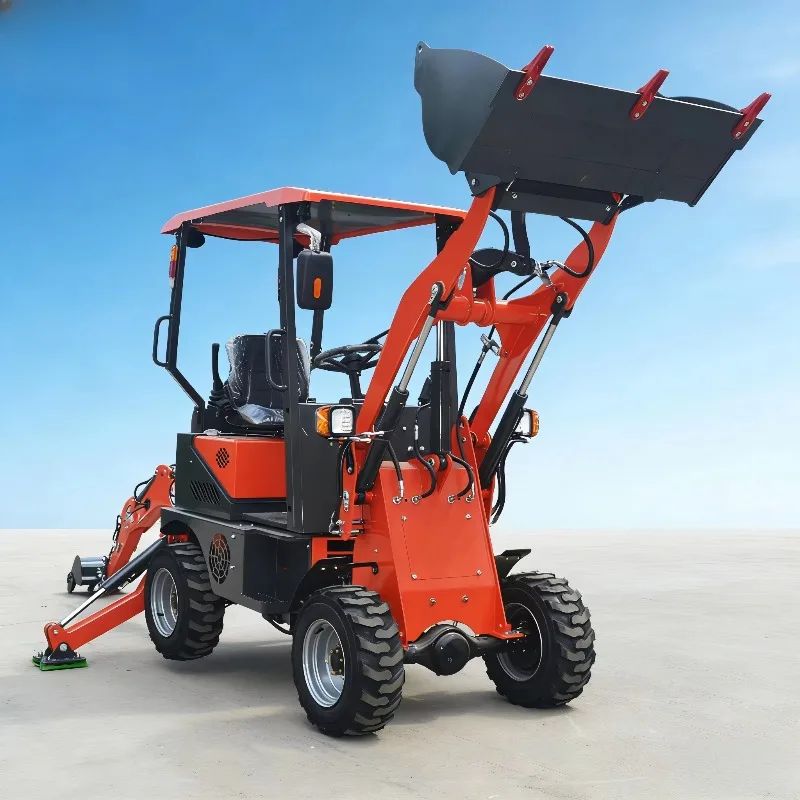 Farm Use Backhoe Loader Multifunctional Agricultural Machinery For Land Reclamation Pond Digging And Farm Road Renovation