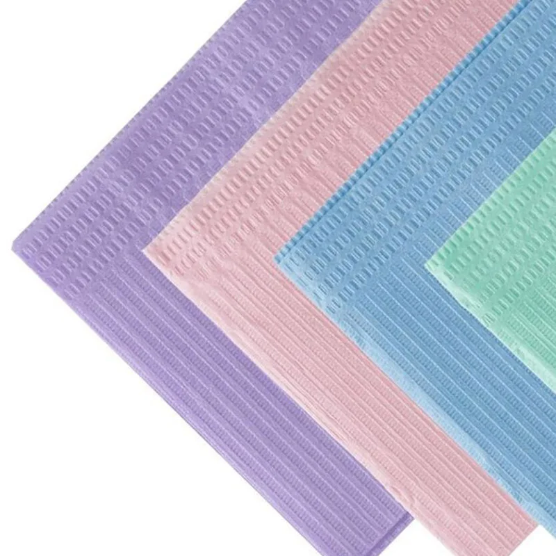 Naii-alfombrilla de papel desechable para mesa de uñas, Protector de escritorio impermeable de doble capa, herramientas de uñas, 33,5x45cm, 5 piezas