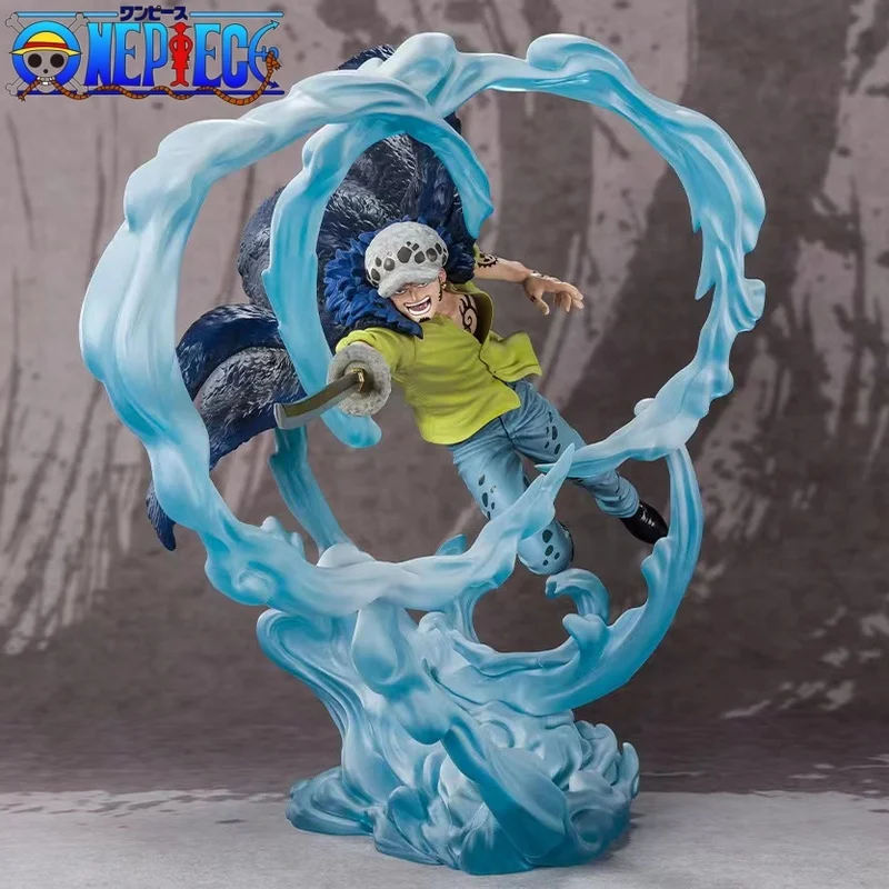 

Оригинальные оригинальные фигурные модели Bandai из ПВХ 24 см, коллекционные модели Trafalgar Law, игрушки, подарки для мальчиков, оптовая продажа, подарок