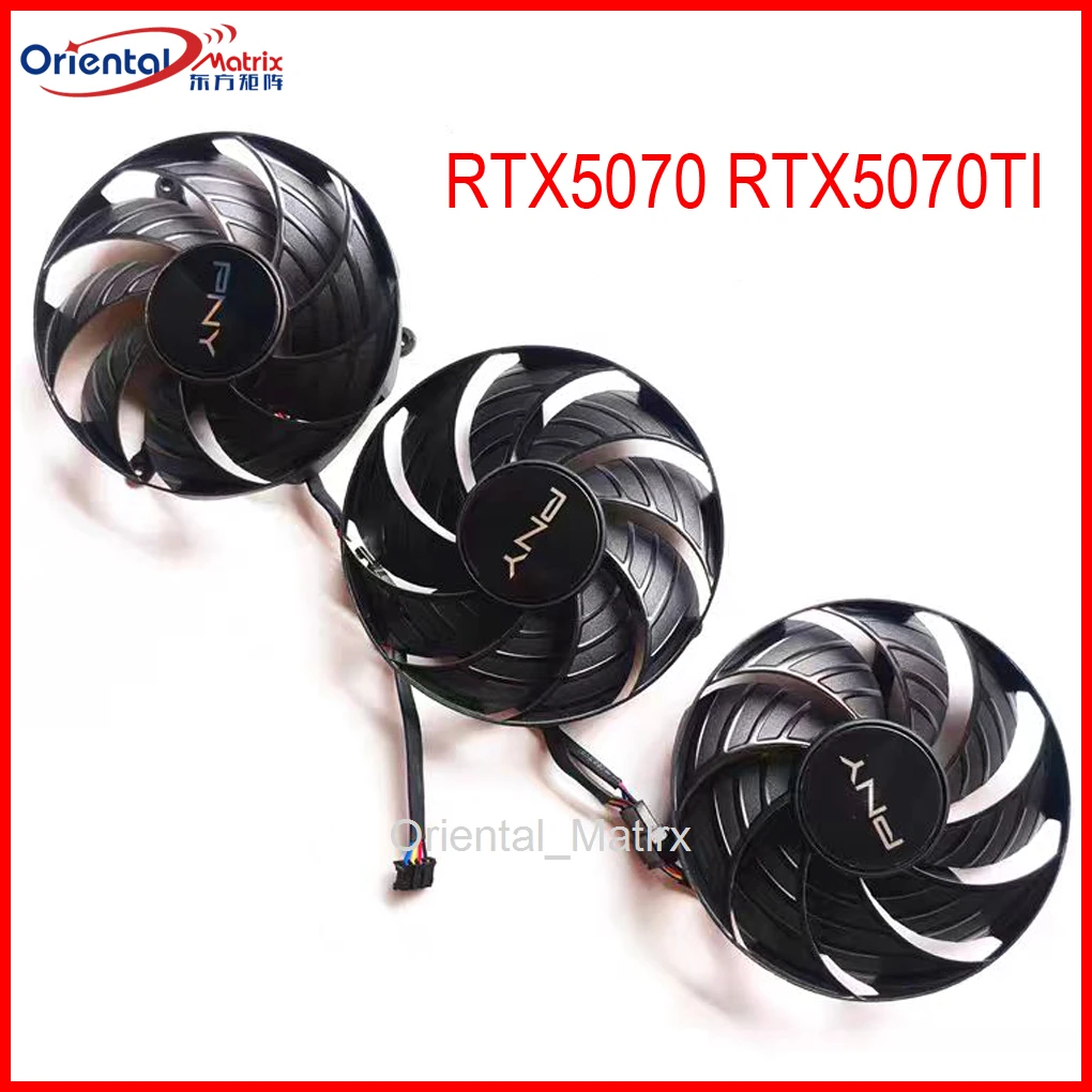 3pcs/lot FD9015H12D DC12V 0.40A 85mm For PNY RTX5070 RTX5070TI 12G GDDR7 Fan Graphics Card Cooling Fan