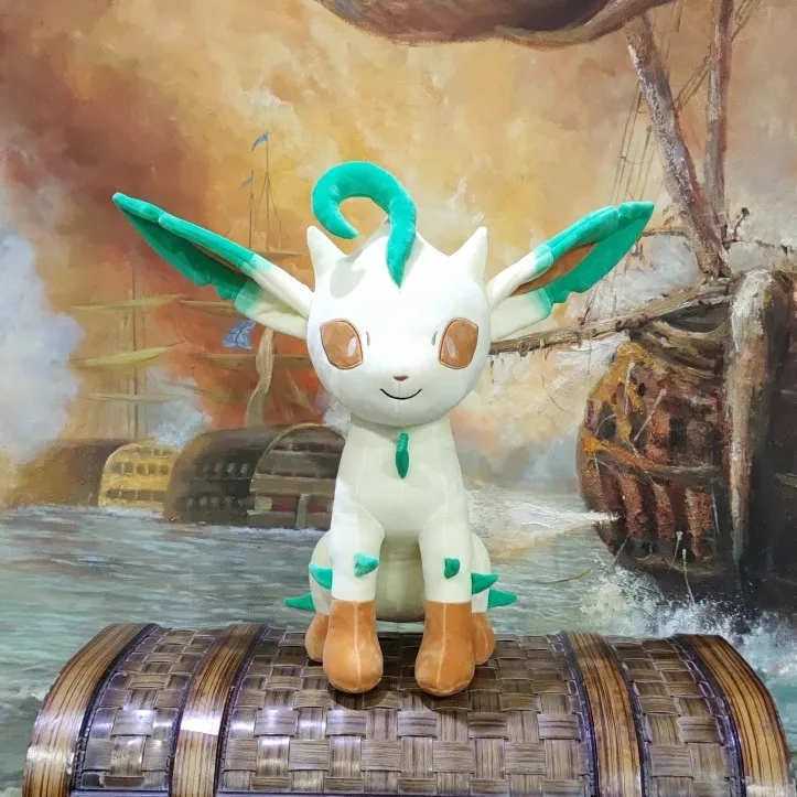 Japanese anime Pokemon Large Leafeon 50CM&100CM High Quality Plush toys dolls Children's birthday Presents