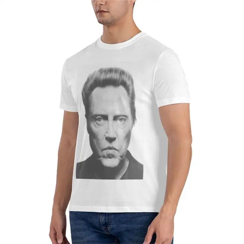 men t-shirts boys white black tops Christopher Walken Essential T-Shirt mens vintage t shirts sweat shirts, men