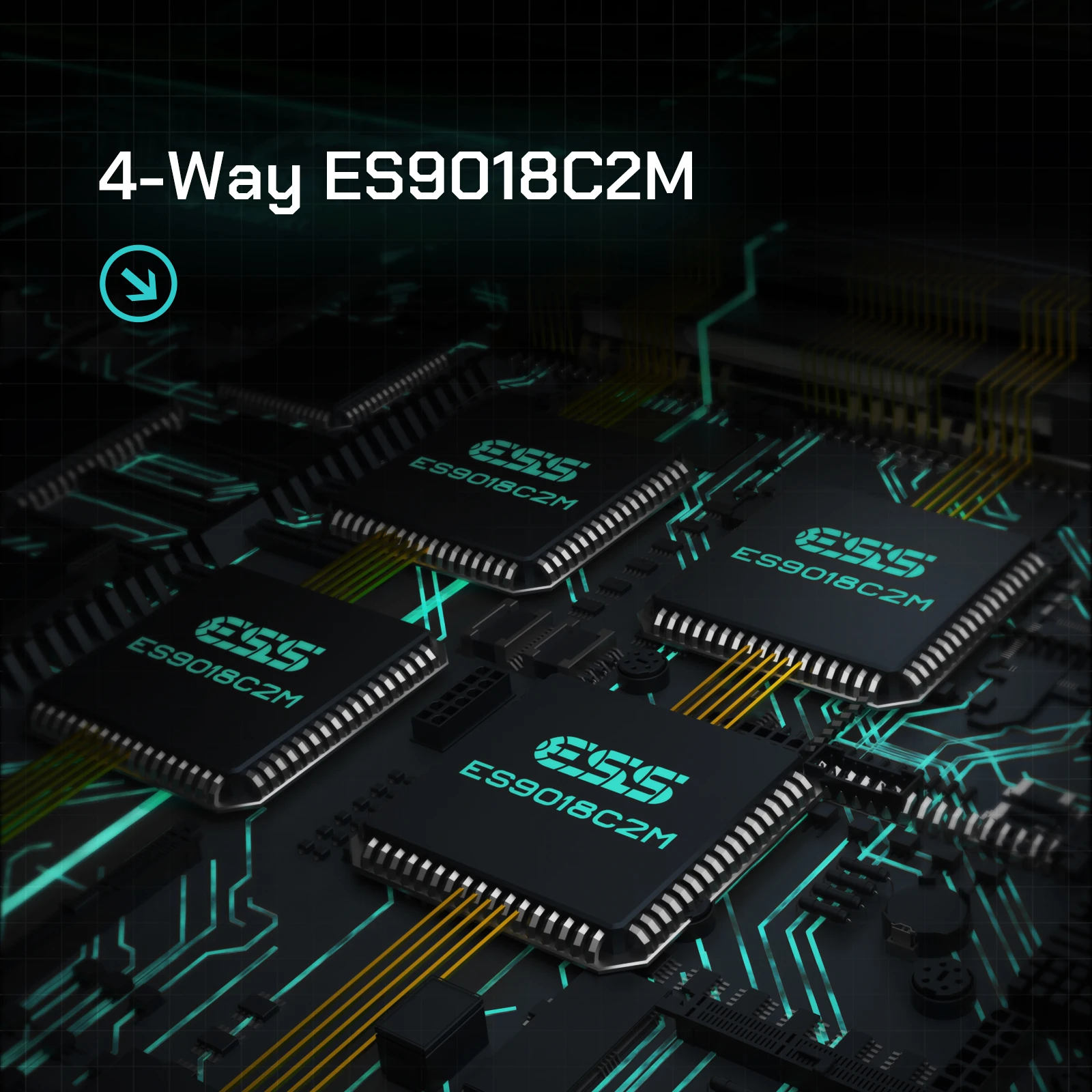 HiBy R4 MiDi Version ES9018Q2M*4 Android 12 HiFi Music Player MP3 Audio Bluetooth WiFi DSD256 MQA 16x USB DAC 11hr 4.7'' OPA1652