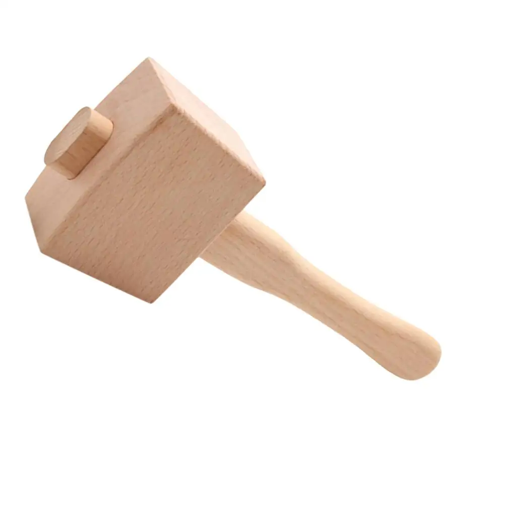 

Hammer Toys Wood Working Tools Chisel Carving Hand for Woodworking Beech Leathercraft Mallet