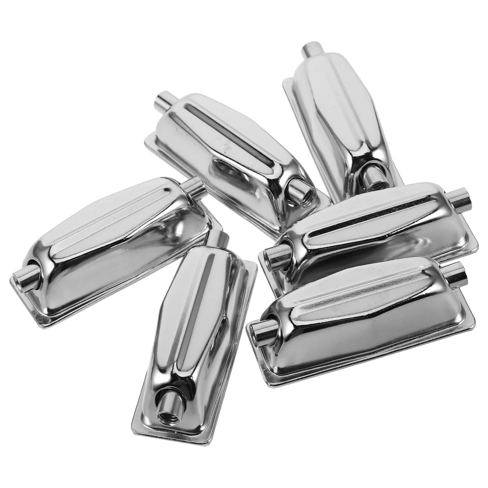 

6pcs Drum Lug Connector Parts Silver Electroplated Metal Accessories for Snare Bass Drum Set Hardware Durable Material Versatile