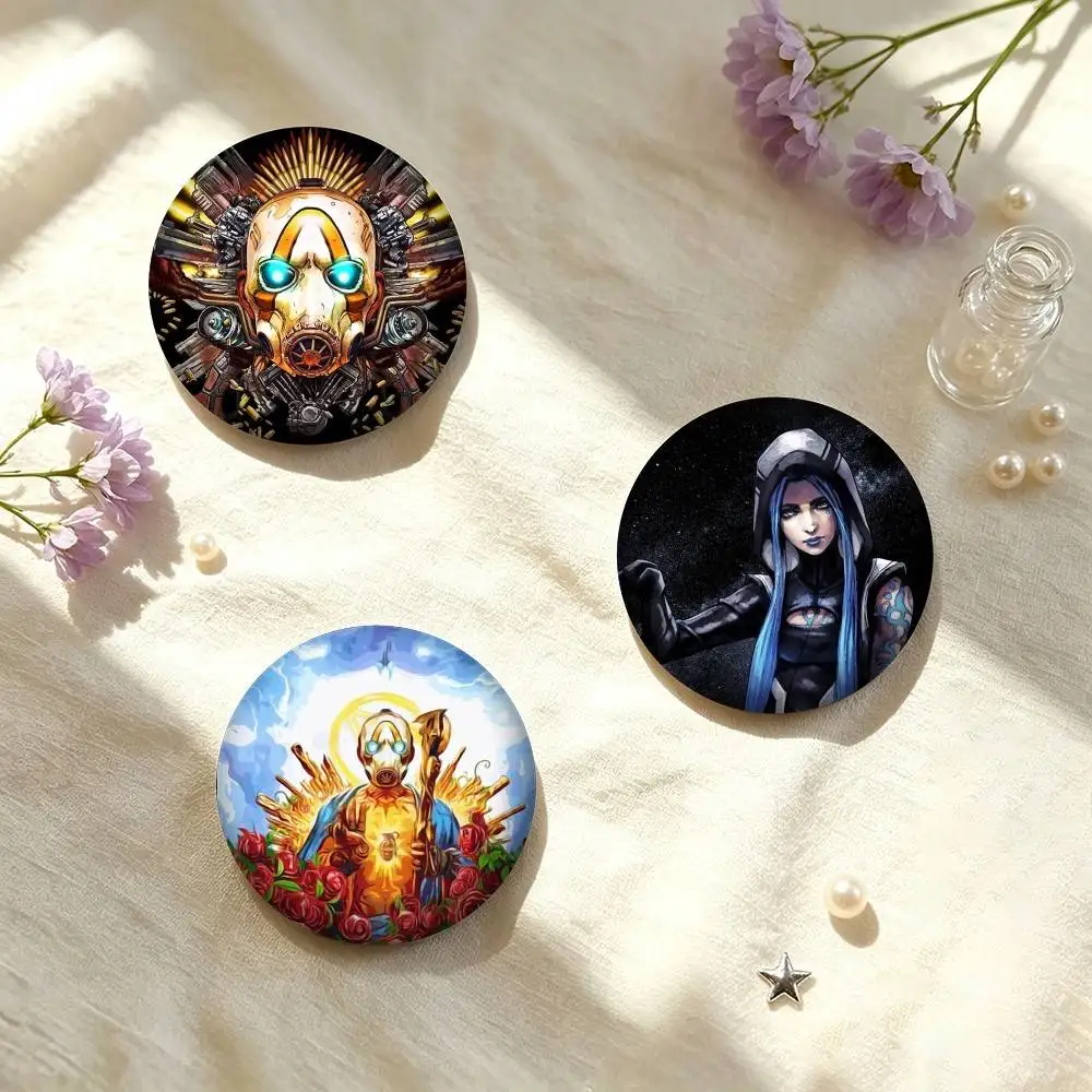 Borderlands Zer0 Maya Game 25 32 44 58 75mm Badges Personalized Round Brooches Pins Accessory Gift