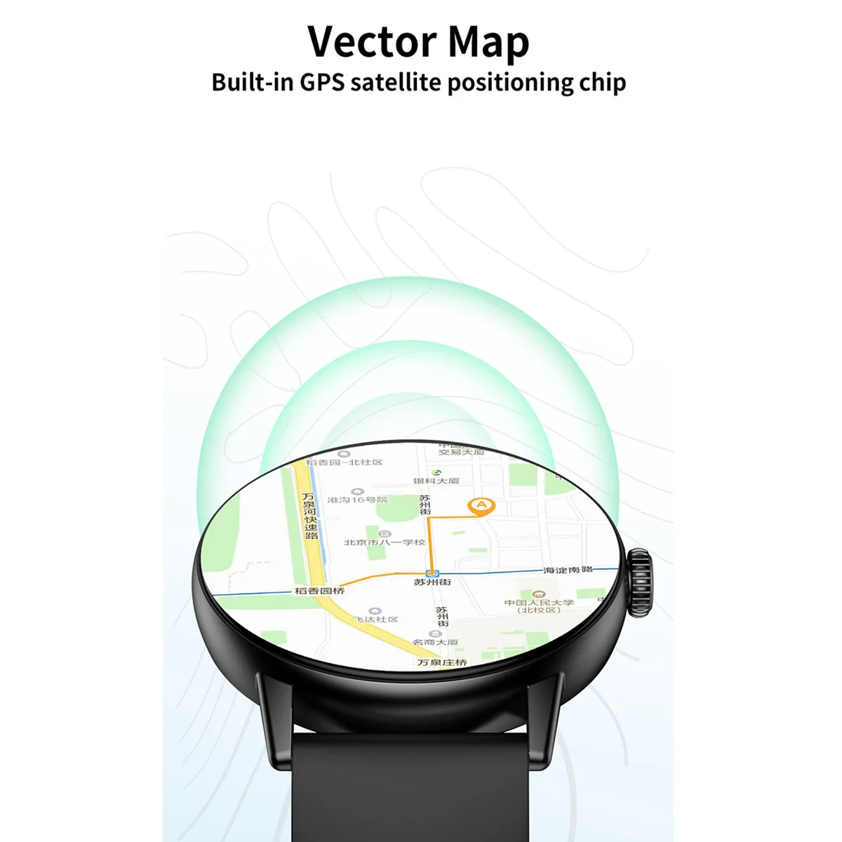 ساعة Ivanony الذكية للسيدات 4GB/ROM تدعم TWS Connect Whatsapp Reply Map Navigation Bluetooth Call Rose Gold Amoled Smartwatch
