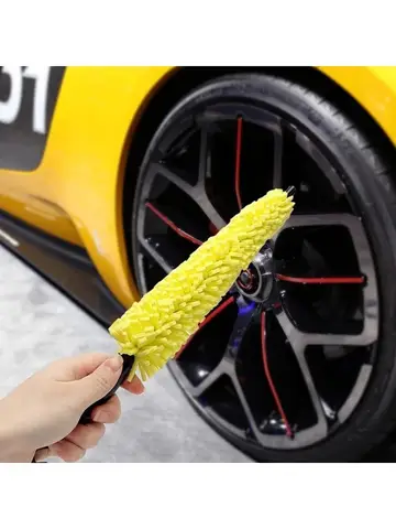 1pcs Effortlessly Clean Your Car Wheels with this Tire Rim Cleaning Tool