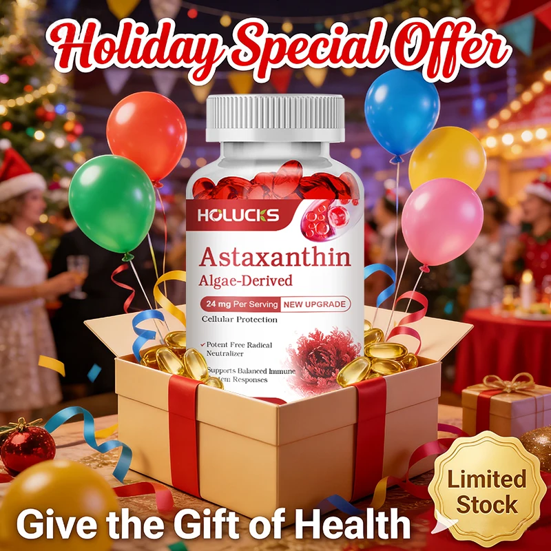

High Potency Astaxanthin Capsules, Supports Eye Health, Joint Comfort, Antioxidant & Long-Term Cellular Protection for Adults