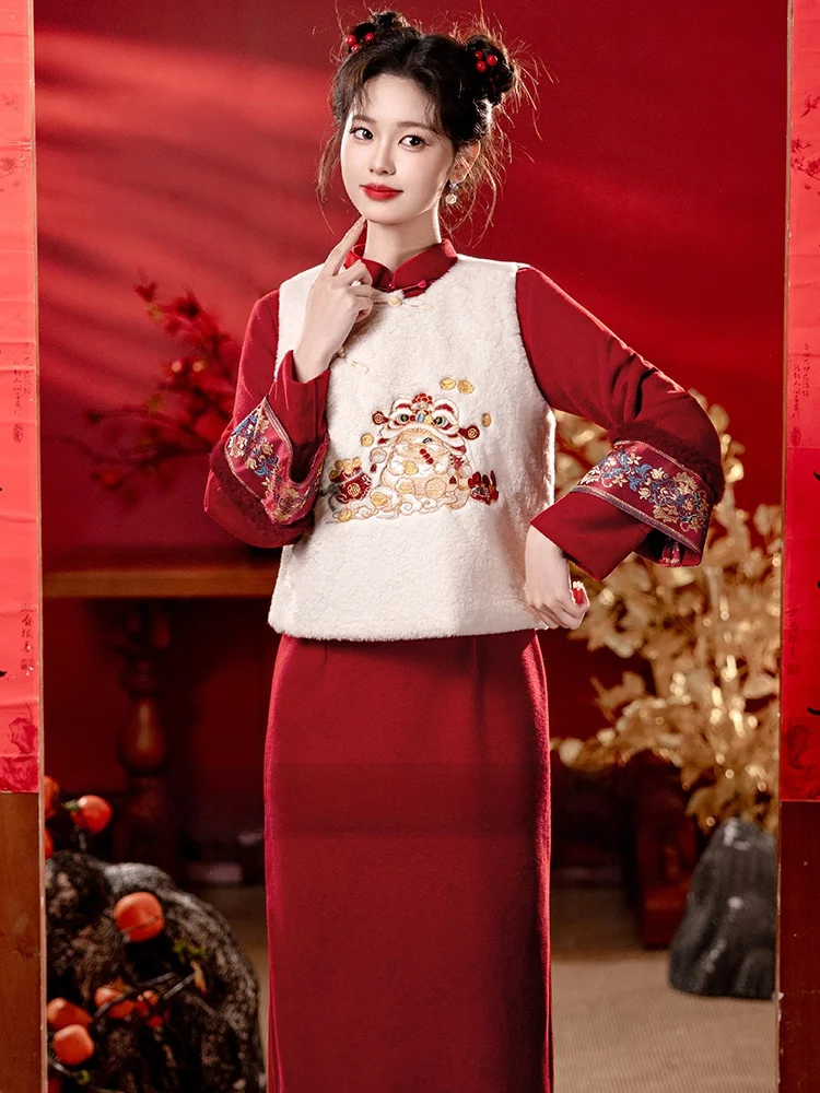 nuovo-gilet-ricamato-sle-cinese-da-donna-rosso-lungo-sve-capodanno-visita-invernale-caldo-abbigliamento-foderato-in-fce