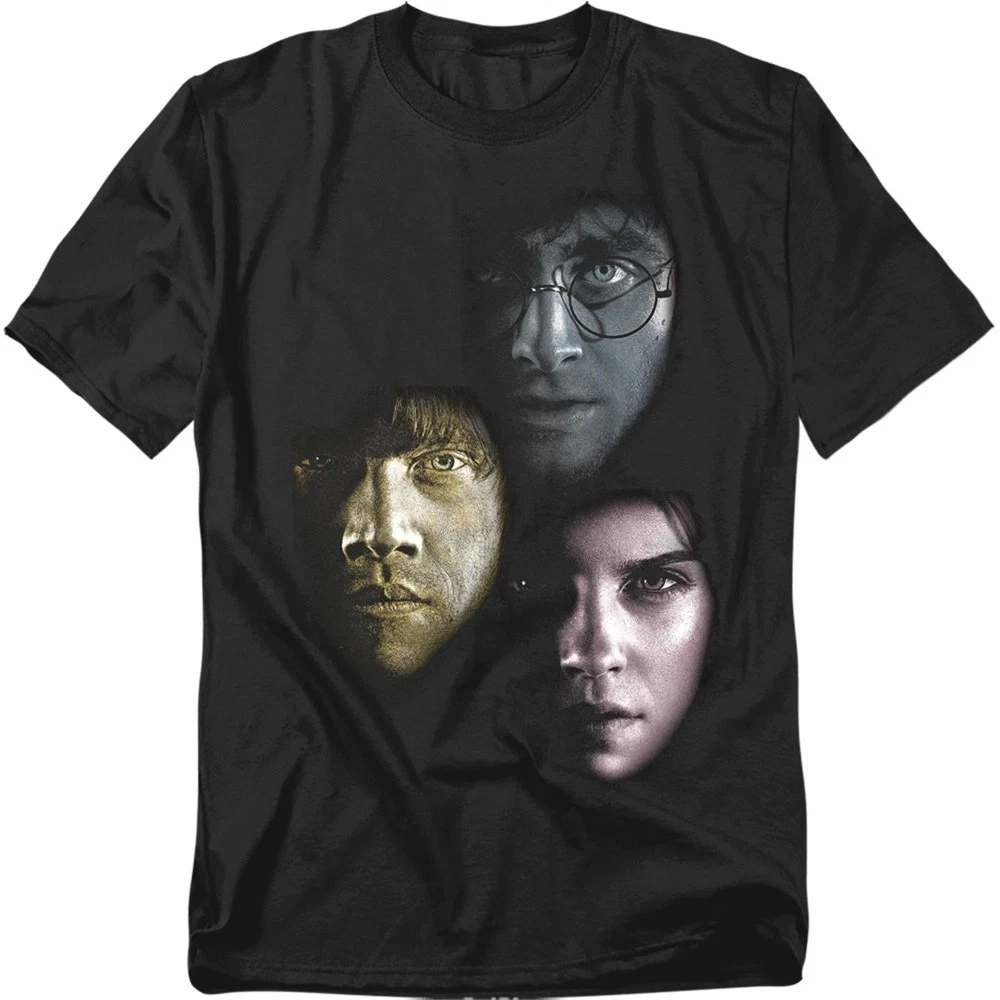 Harry Potter - Hero Heads - Camiseta para adultos Camiseta holgada y transpirable de verano para hombres y mujeres