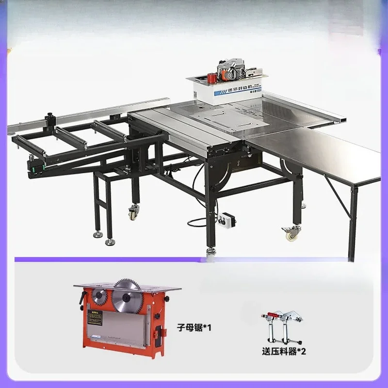 S600B woodworking folding rocker arm push table saw workbench multi-functional precision dust-free child and mother saw all-in-
