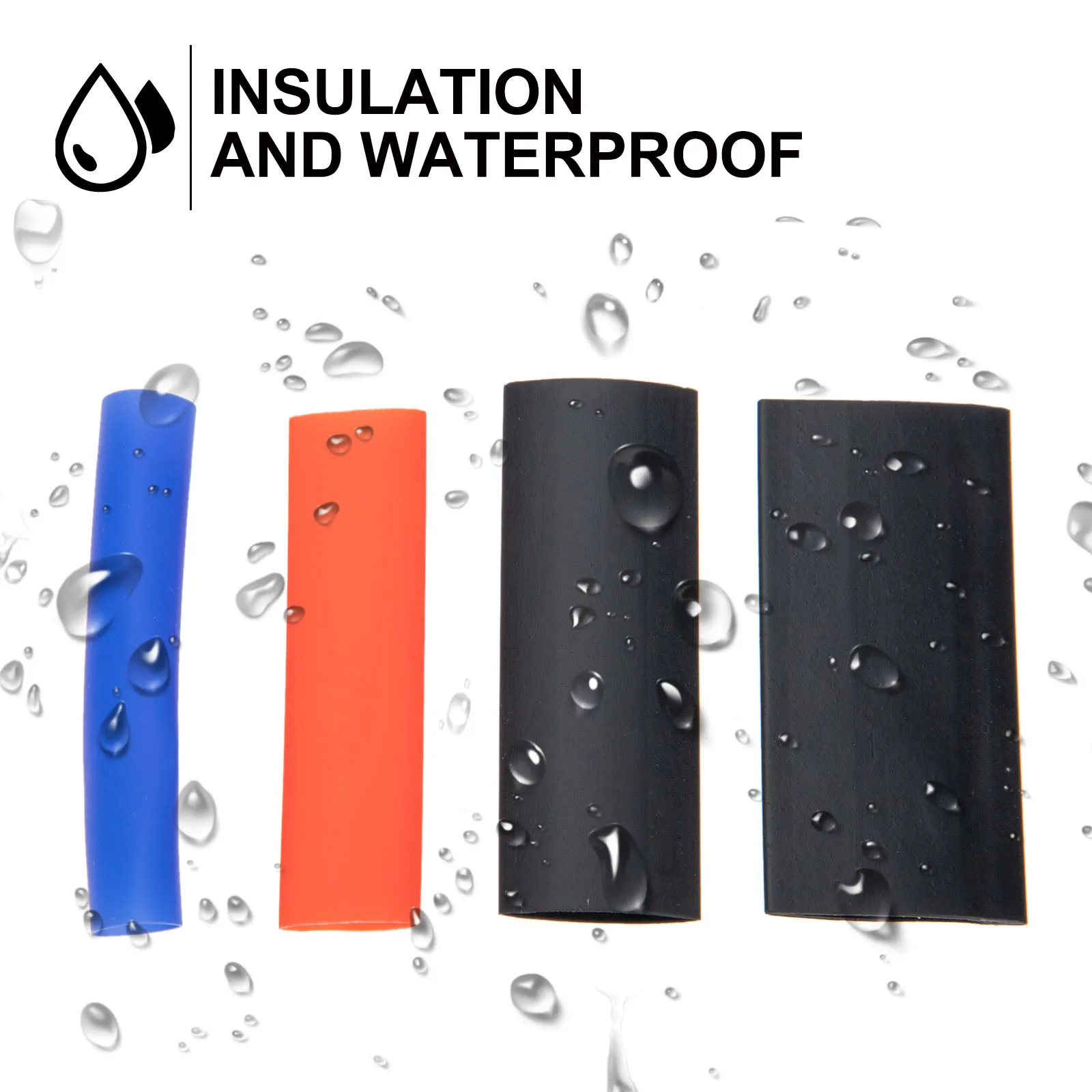 

800pcs Heat Shrink Tube Wire Wrap Tubing PE Insulation Kit Cable Protection Electrical Cable Shrink Tubing Sleeve Conduit