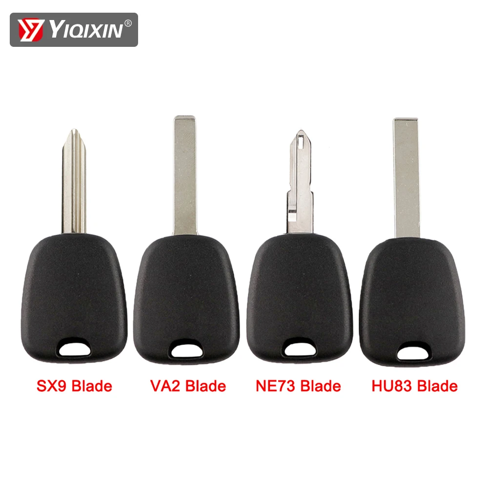 

Transponder Chip Remote Car Key Case Shell Fob For Peugeot 106 107 307 207 306 406 For Citroen C2 C3 C4 SX9 NE73 VA2 HU83 Blade