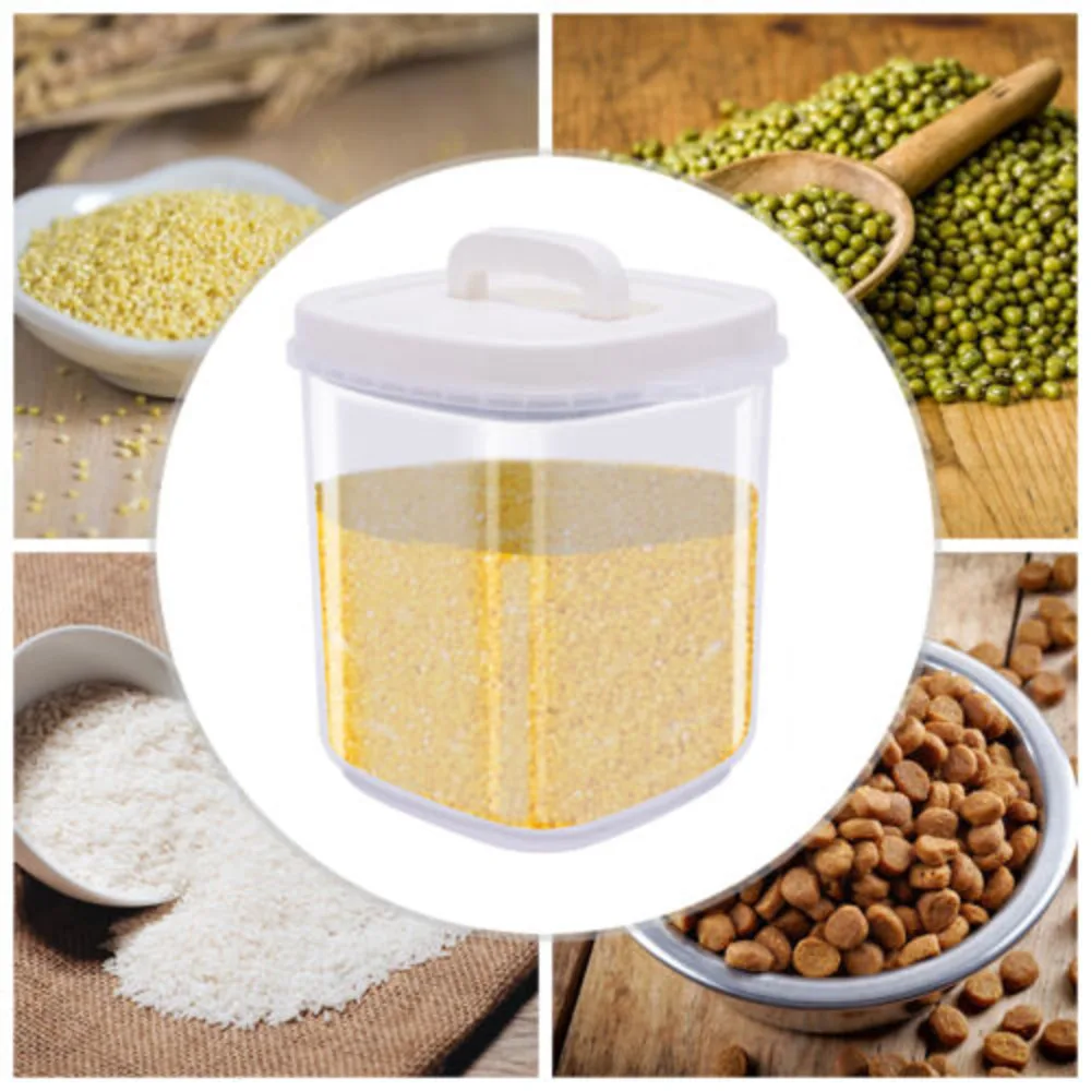 

Bymaocar Large Airtight Food Storage 20lbs Capacity Bin Dry Food Flour Rice Bean Container With Protective Lid & Measuring Cup