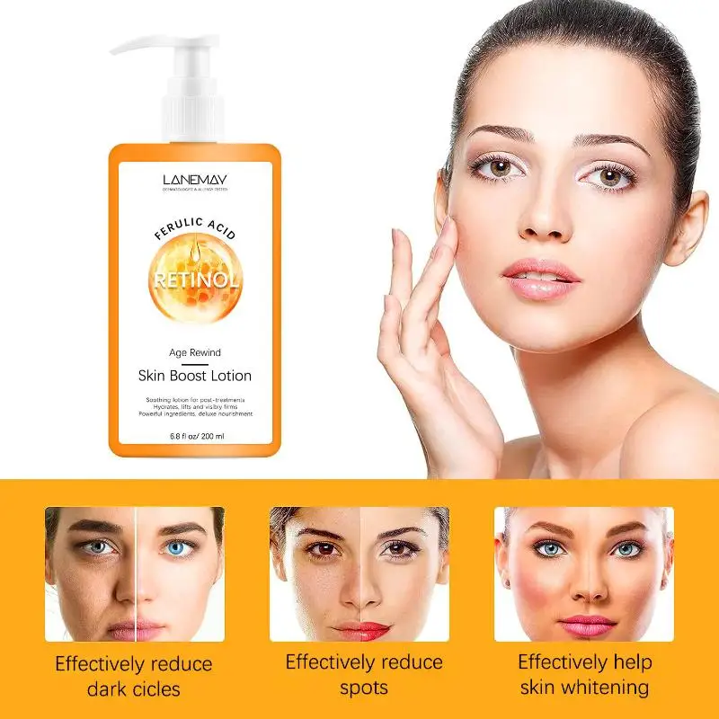 Retinol Body Cream Tightens Skin Reduces Fine Lines Brightens Complexion Hydrating Moisturizing Tender Skin