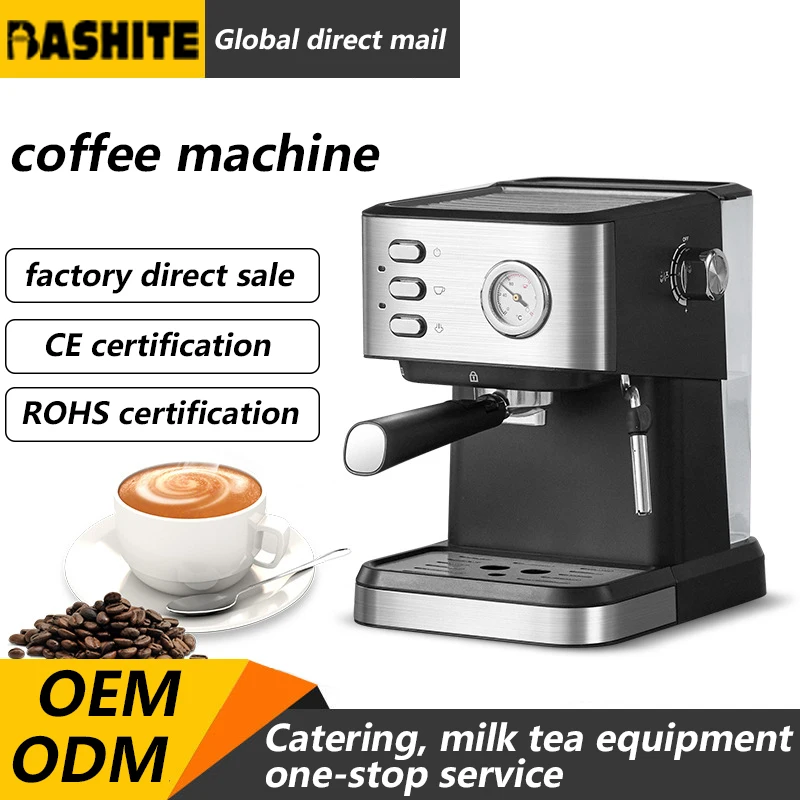 Coffee machine Automatic Black Pearl Italian home office small packaging grinding one milk foam coffee machine