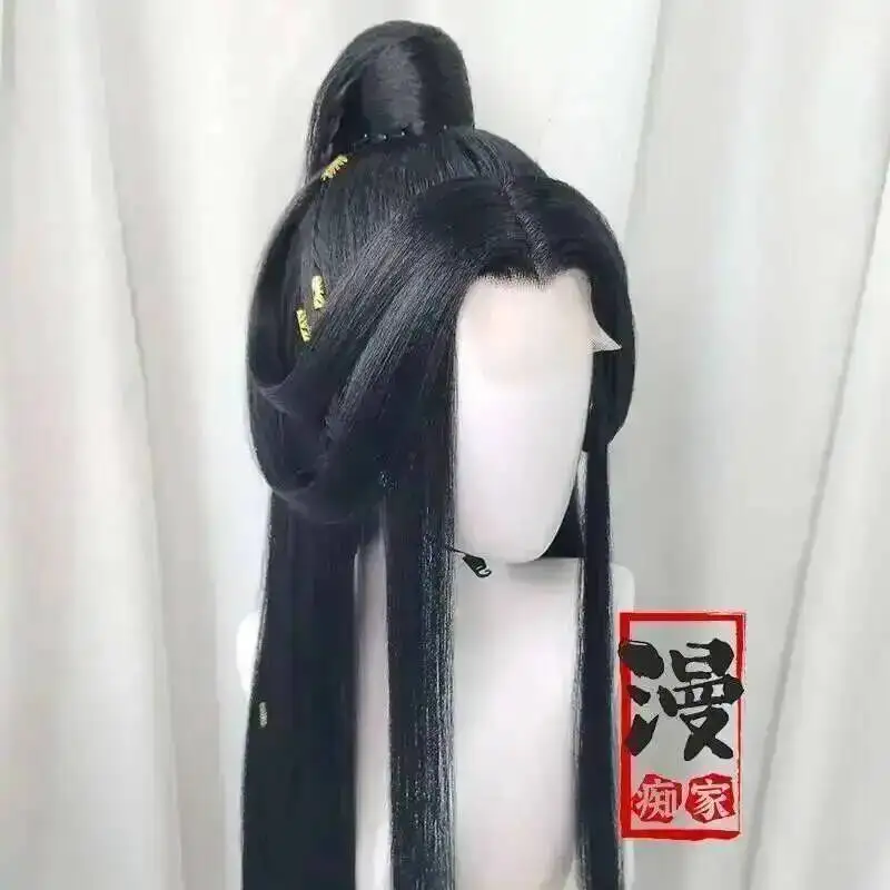 Styled Xie Lian Tai Zi Yue Shen Customized Wig Tian Guan Ci Fu Heaven Official’s Blessing Huacheng Cosplay Wig Xie Lian TGCF Wig