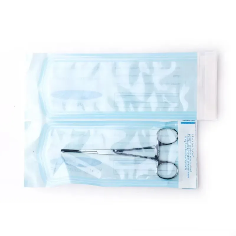 Disposable Sterilization Bag 90x250mm Self-Sealing Plastic Puncture Disinfection Pouches 200pcs/Box Tool
