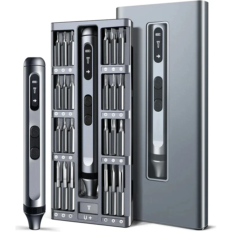 

Набор электрических отверток 51 в 1, прецизионный профессиональный ремонтный набор электроинструментов, светодиодные магнитные отвертки для домашнего iPhone PC