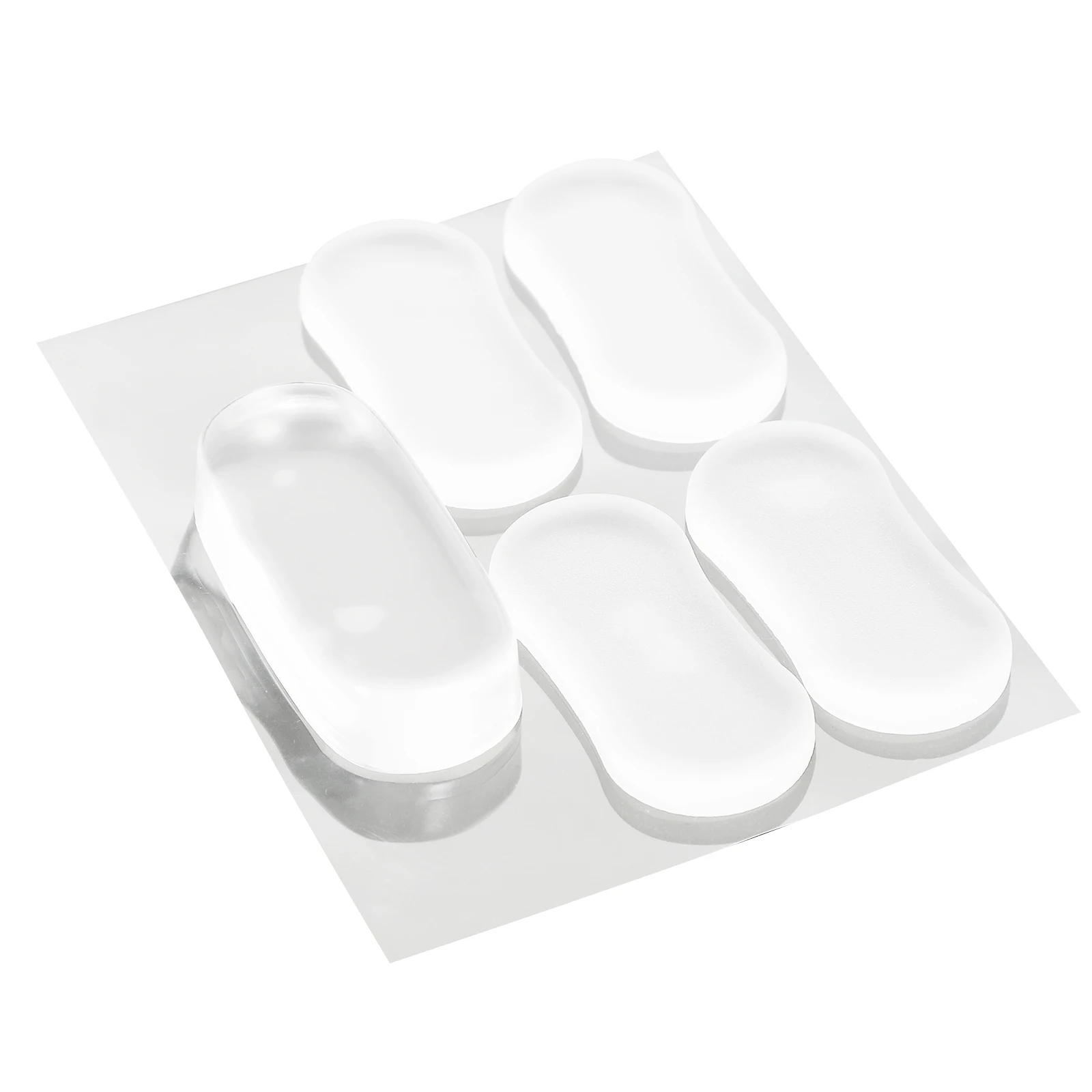 

5 Pcs Seat Bumper Bidet Bumpers For Toilet Seats Pads Silicone Washable Gaskets Bathroom Noise Reduction Bidet Lid Buffer