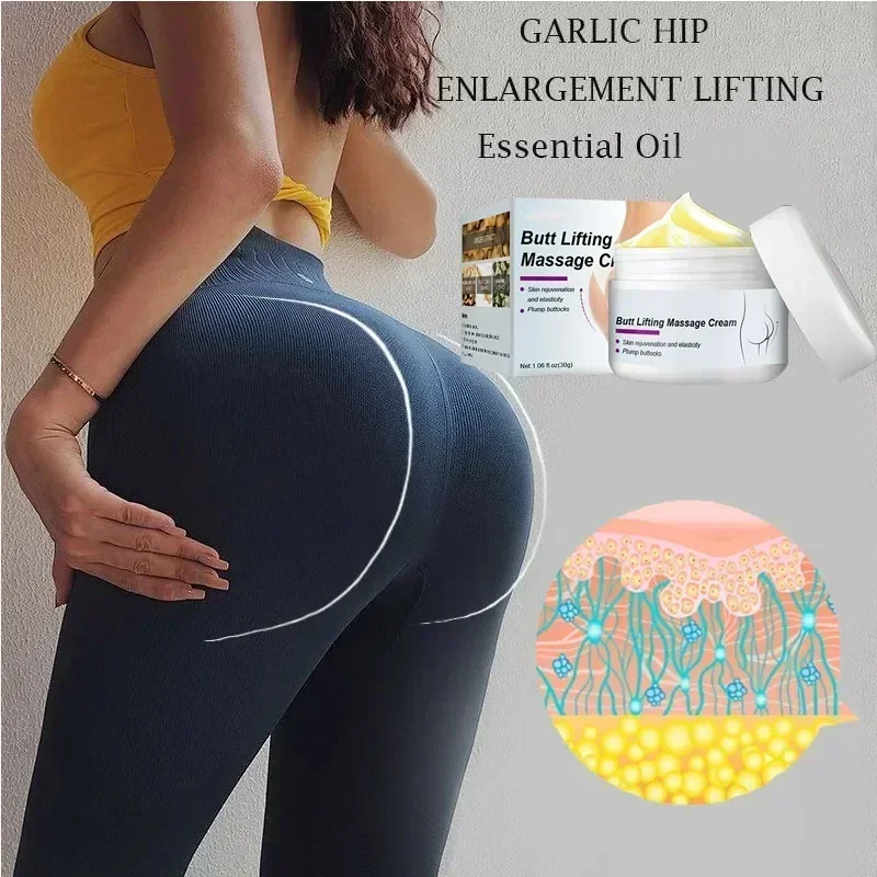 Crème d'agrandissement des fesses sexy, huile de massage efficace pour soulever les hanches, produit d'amélioration du gros cul, beauté des fesses