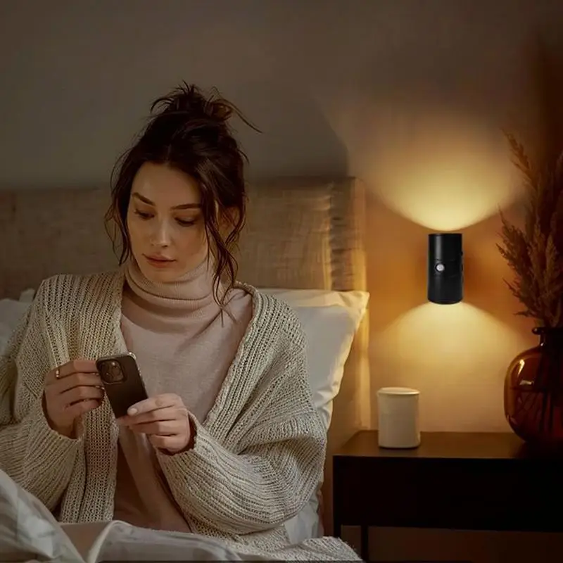 

Magnetic Wall Light Cordless Hallway Motion Sensor Light 1200mAh Modern Smart Magnetic Lamp For Home Decor Entryway Living Room