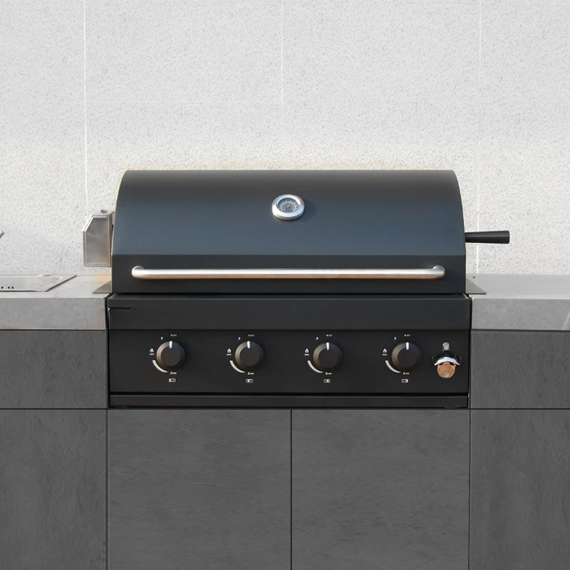 

Built-in grill Outdoor charcoal grill Villa patio Gas grill