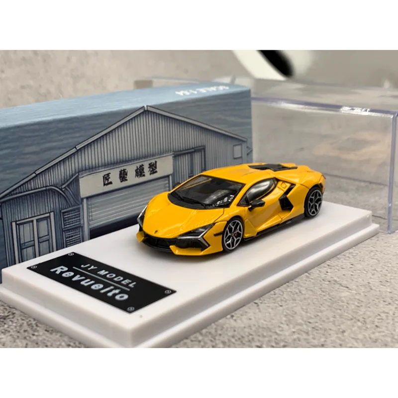 JY Model 1:64 Scale Revueito Alloy Car Model Static Collection Decorated Holiday Gifts Toys