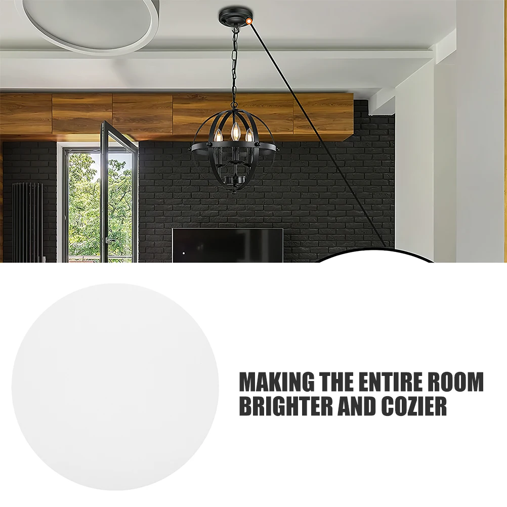 

Frosted Acrylic Ceiling Light Cover Round 32cm Diffuser Panel Bedroom Living Room Pendant Light Ceiling Lamp Cover