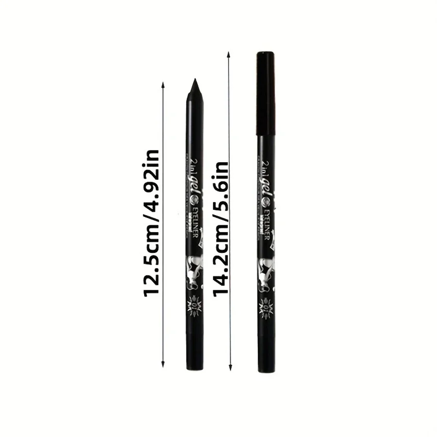 10 Colors Waterproof Eyeliner Pen Long-Lasting Concealer And Lip Liner Gel Pen, Sweatproof And Smudge Proof